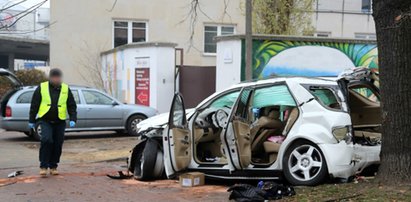 Śmiertelny wypadek na Myśliwieckiej. Kierowca był pijany i nie miał prawa jazdy FILM