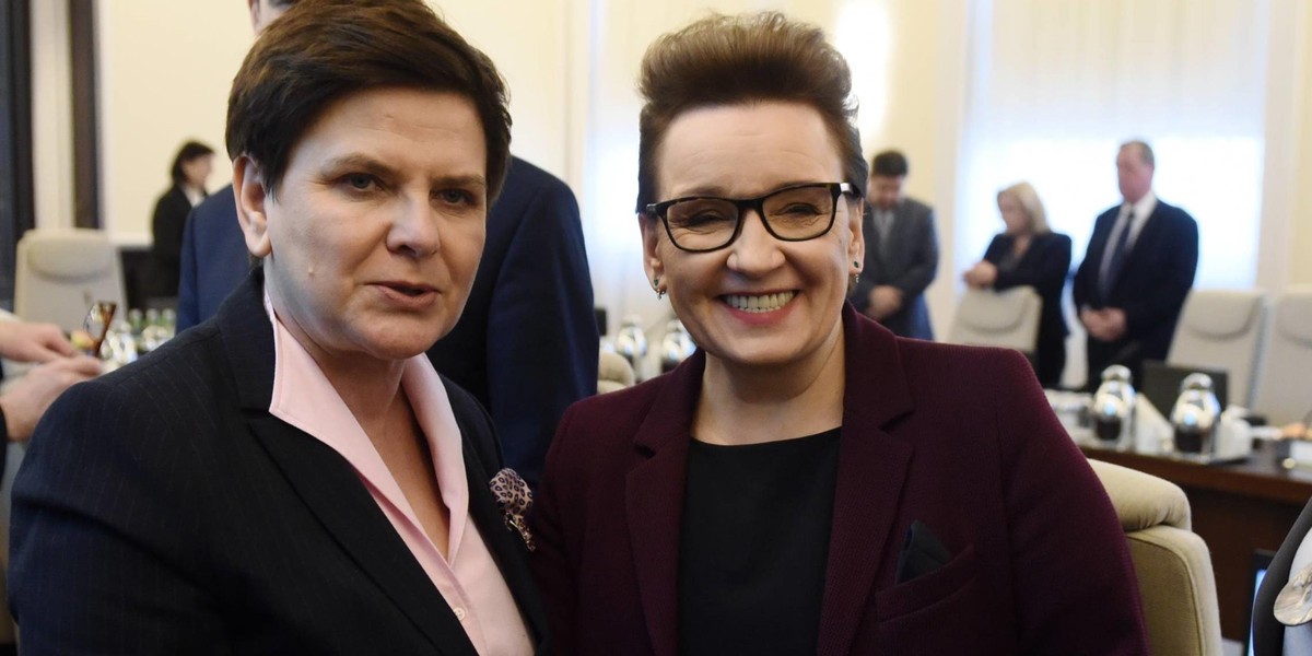 Beata Szydło i Anna Zalewska