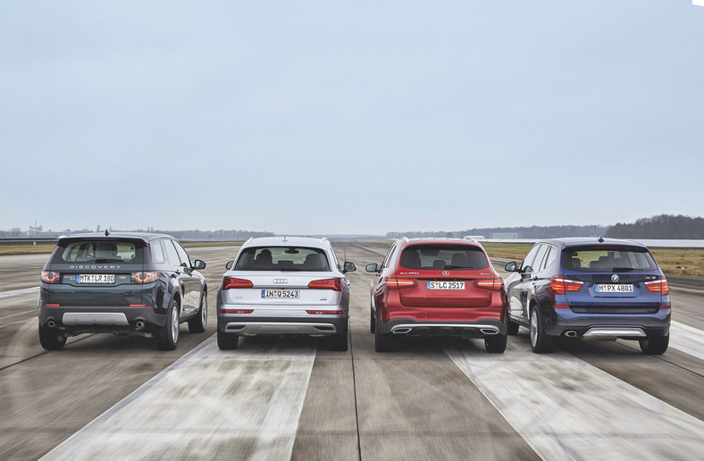 Nowe Audi Q5 kontra BMW X3, Land Rover Discovery Sport i Mercedes GLC