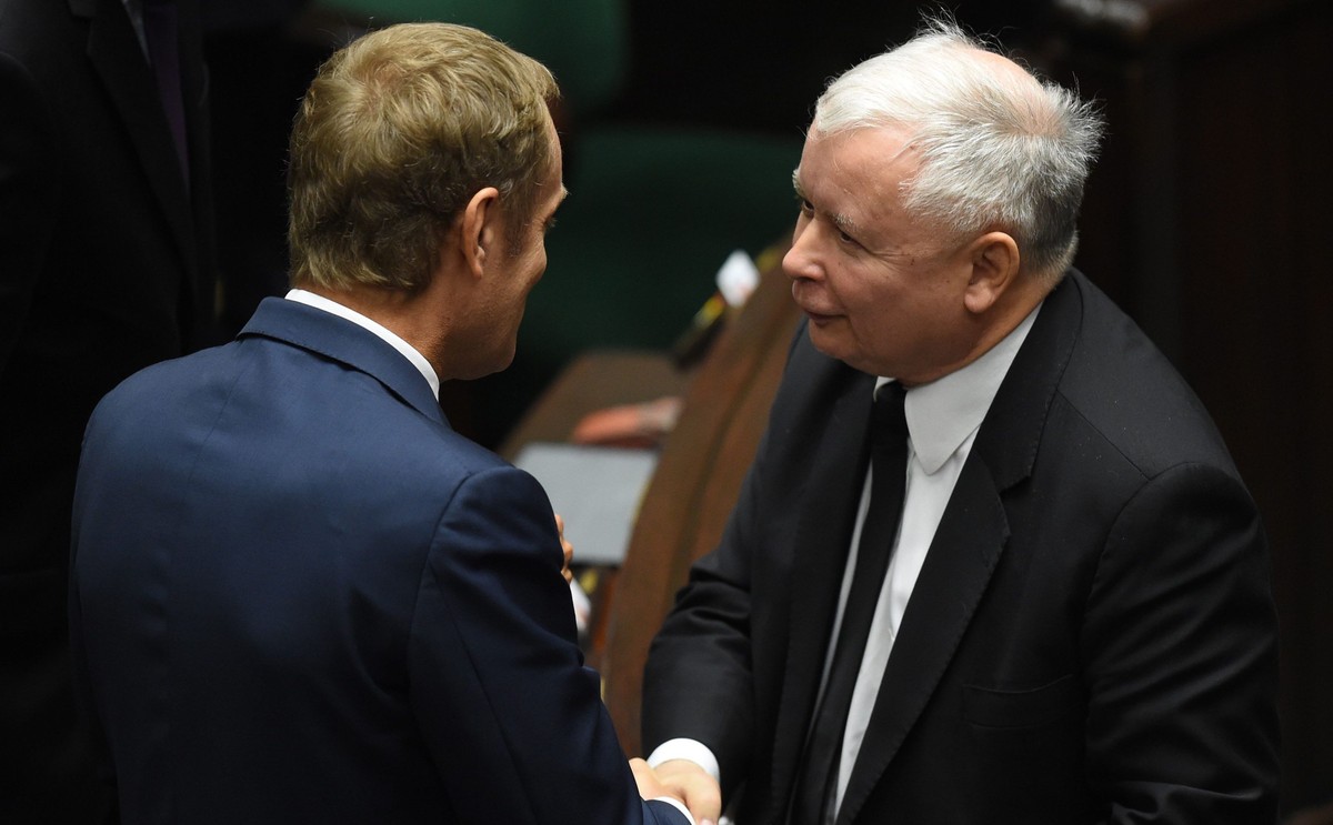 Jarosław Kaczyński i Donald Tusk