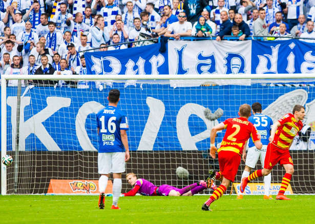 T-Mobile Ekstraklasa: Lech Poznań - Jagiellonia Białystok 1:3