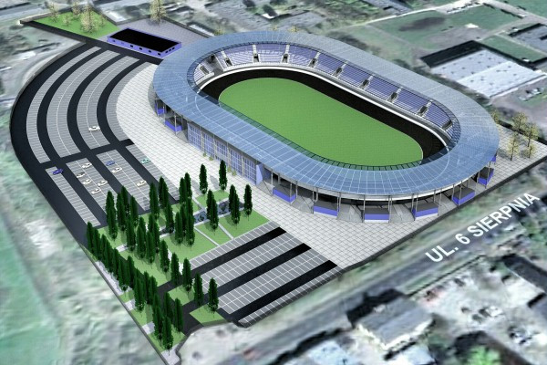Nowy stadion Orła Łódź - wizualizacje