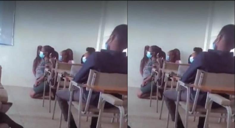 Video shows popular Ghanaian university’s students kneeling inside lecture hall 