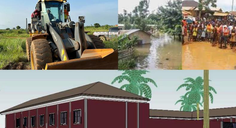 First Sky Group begins building houses for Akosombo dam spillage-induced flood victims