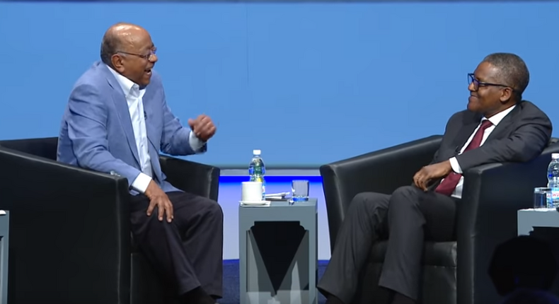 Mo Ibrahim in conversation with Aliko Dangote