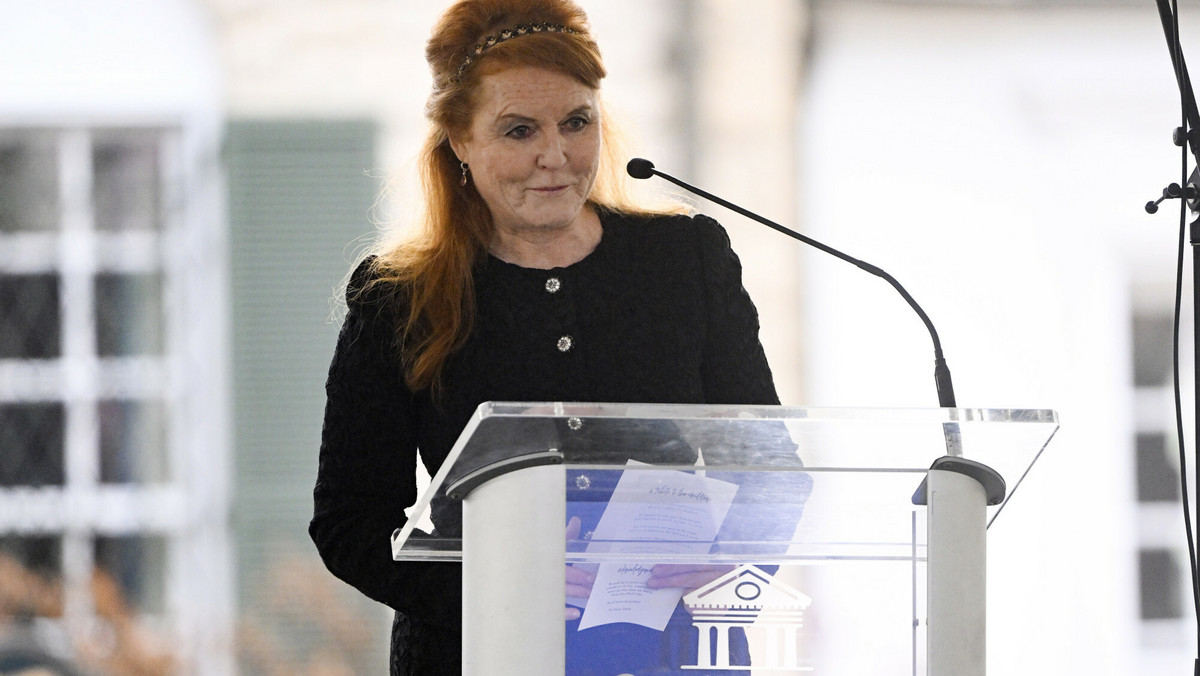 Sarah Ferguson na pogrzebie Lisy Marie Presley