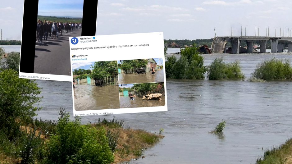 Trwa ewakuacja mieszkańców obwodu chersońskiego