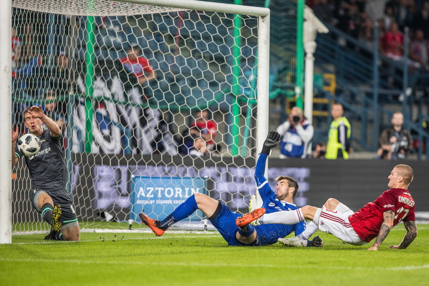 Pilka nozna. Ekstraklasa. Wisla Krakow - Lechia Gdansk. 15.09.2018