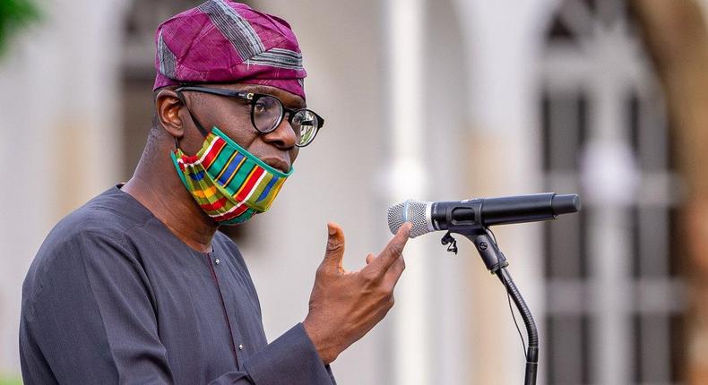 Lagos State governor, Babajide Sanwo-Olu. [Twitter/@babajidesanwoolu]