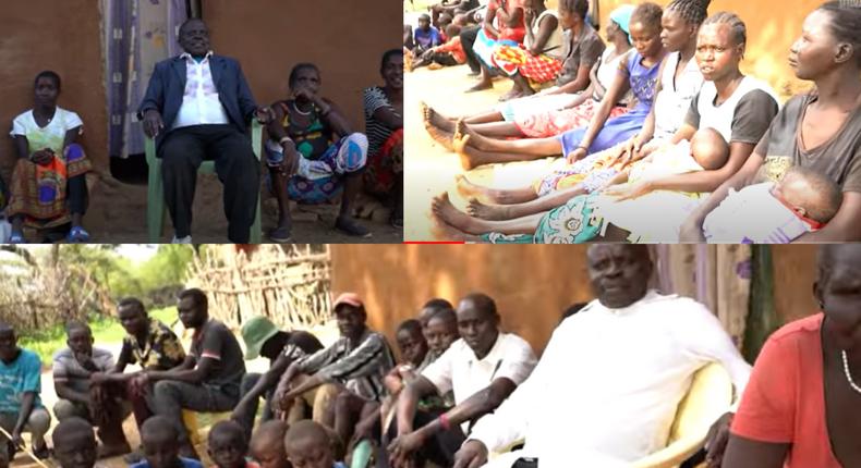 ‘I’m the happiest man alive' – Man with 8 wives, 50+ children who can't pay school fees