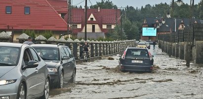 Nawałnice nad Podhalem. Ulicami płynęła rzeka