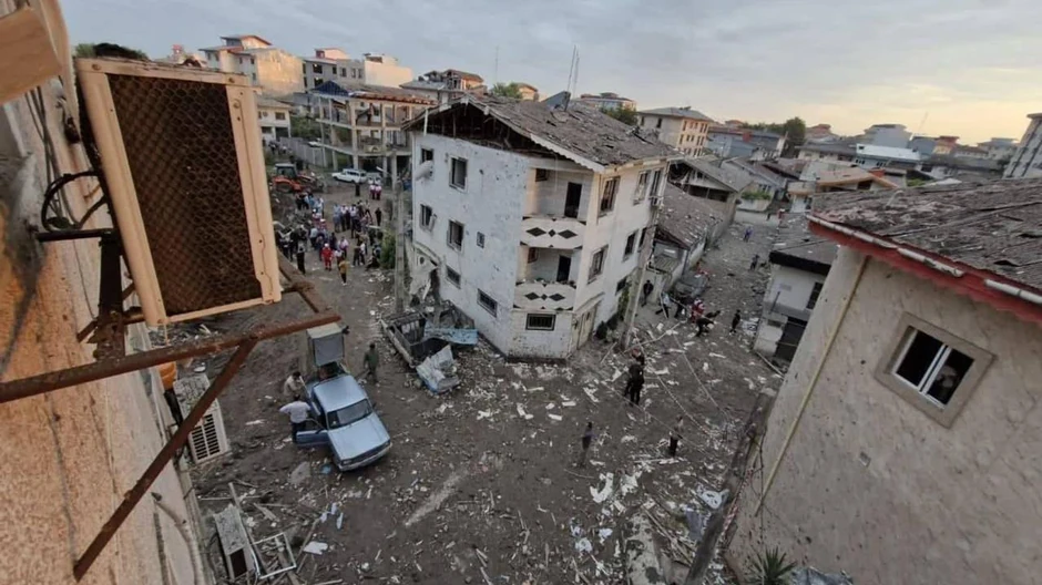 Scena udara izraelskog projektila na severu Irana posle primirja | Foto: BBC Persian