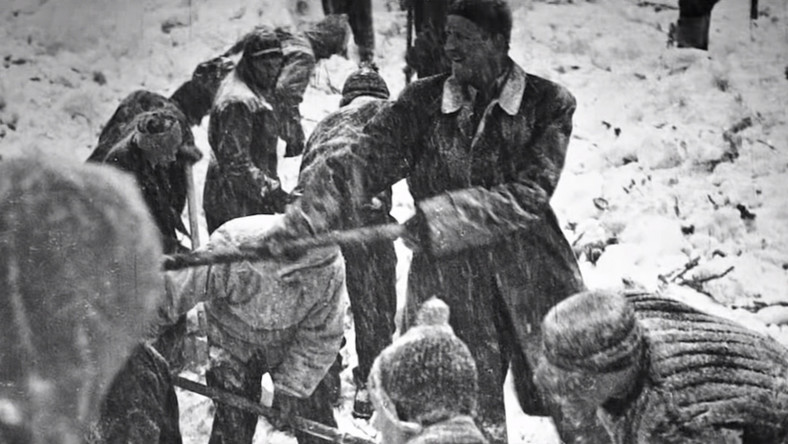 Akcja ratunkowa po lawinie pod Żlebem Marcinowskich w 1956 r.