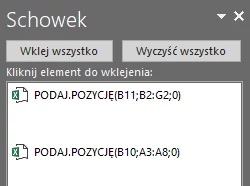 3.18  Formuły skopiowane do schowka