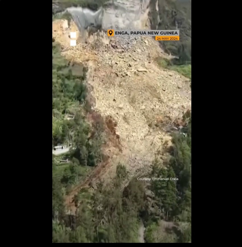 Papua Nova Gvineja, klizište, selo Jambali, 26. maja