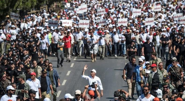 Turkey's government has dismissed opposition leader Kemal Kilicdaroglu's March for Justice as an irritation -- but tens of thousands have turned out to support him along the way