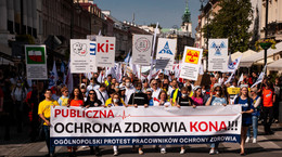 Protest medyków. &quot;Ministerstwo i rząd chcą dobić ochronę zdrowia&quot;. Wiceminister Bromber odpowiada