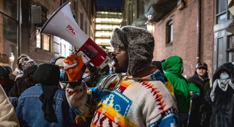 Emerson was one of several Boston-area colleges that saw pro-Palestinian protests earlier this year.JOSEPH PREZIOSO/AFP via Getty Images