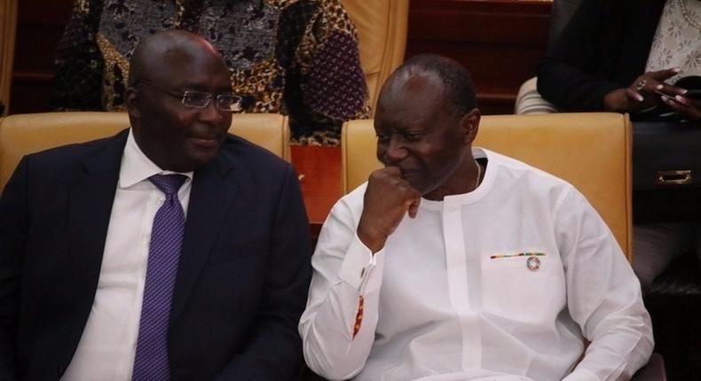 Ken Ofori-Atta and Dr Mahamudu Bawumia