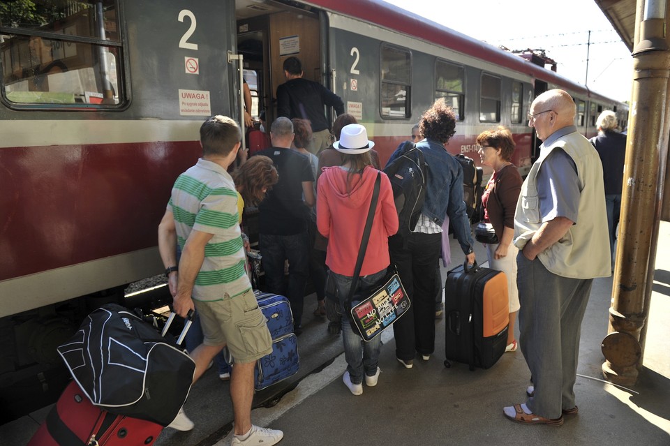 Podróż dzień przed strajkiem