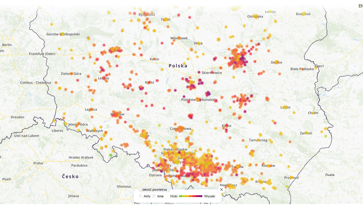 Smog w Polsce - 18 listopada. Stan, jakość i zanieczyszczenie powietrza