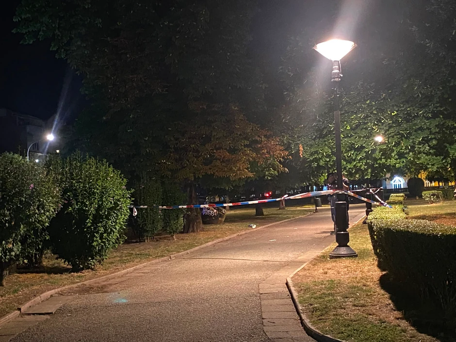 Mesto gde je devojka izbodena kod Vukovog spomenika