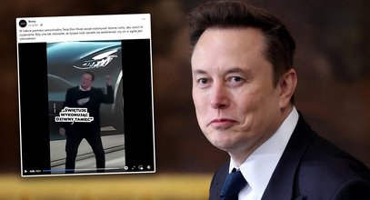 Elon Musk znowu zaszokował. "Zaczął wykonywać dziwne ruchy"