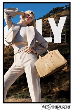 Claudia Schiffer na wzgórzu Hollywood