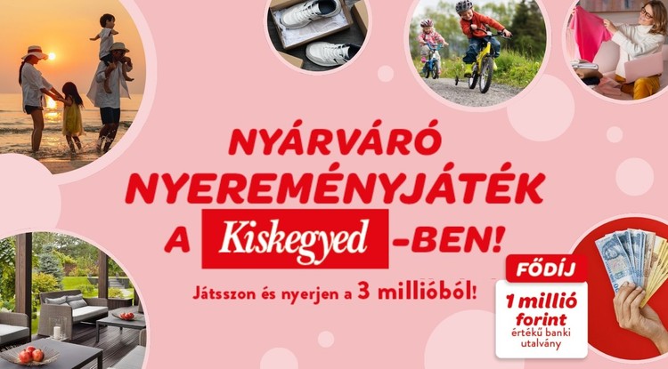 Nyereményjáték Fotó: Kiskegyed