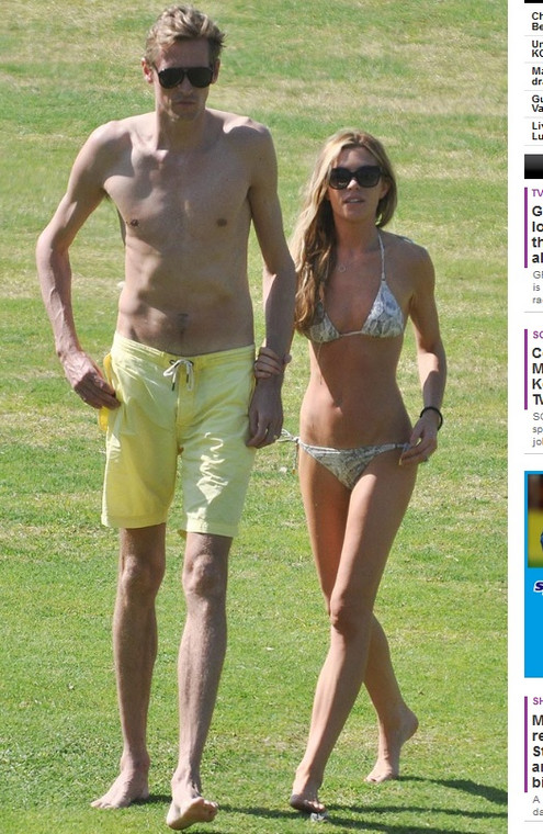 Peter Crouch i Abbey Clancy /fot. Screen / thesun.co.uk