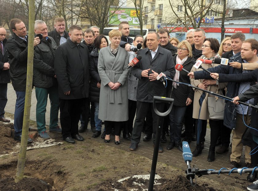 Grzegorz Schetyna z żoną Kaliną