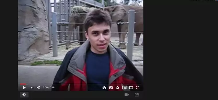 Mija 15 lat od opublikowania pierwszego filmu na YouTube - "Me at the zoo"