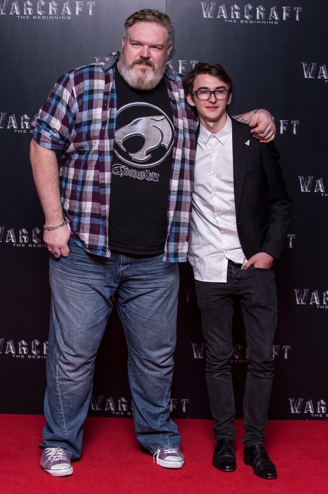 Isaac Hempstead Wright i Kristian Nairn