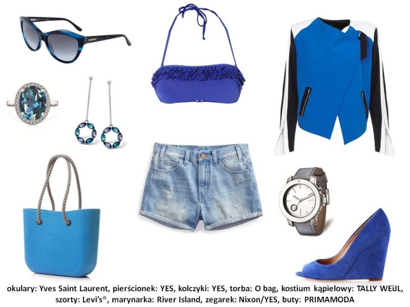 Stylizacje monochromatyczne na lato 2013