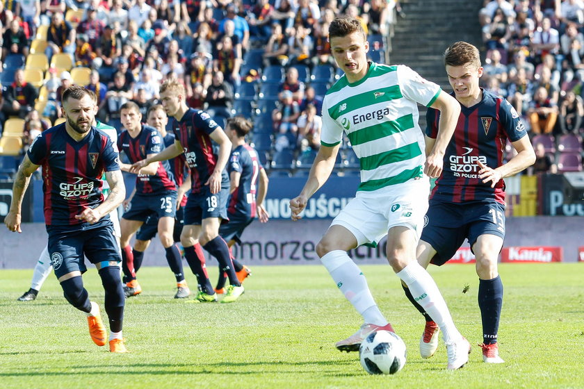 Pilka nozna. Ekstraklasa. Pogon Szczecin - Lechia Gdansk. 12.05.2018