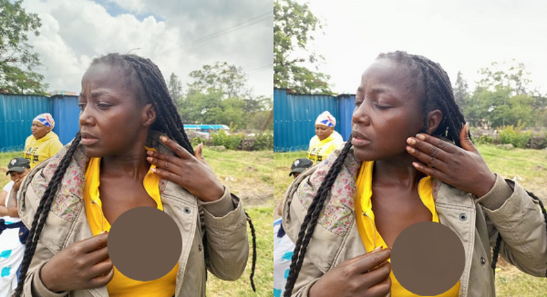 Mlango Kubwa Ward aspirante Liz Waithera attacked during UDA party primaries in Mathare constituency