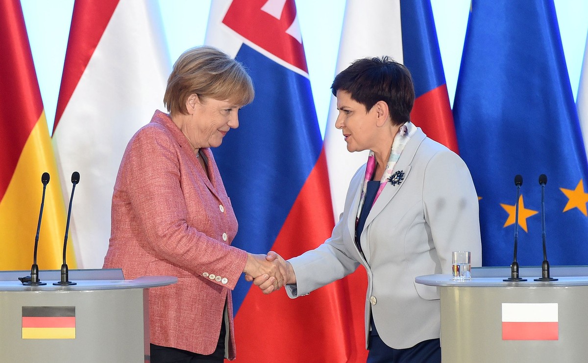 Angela Merkel i Beata Szydło