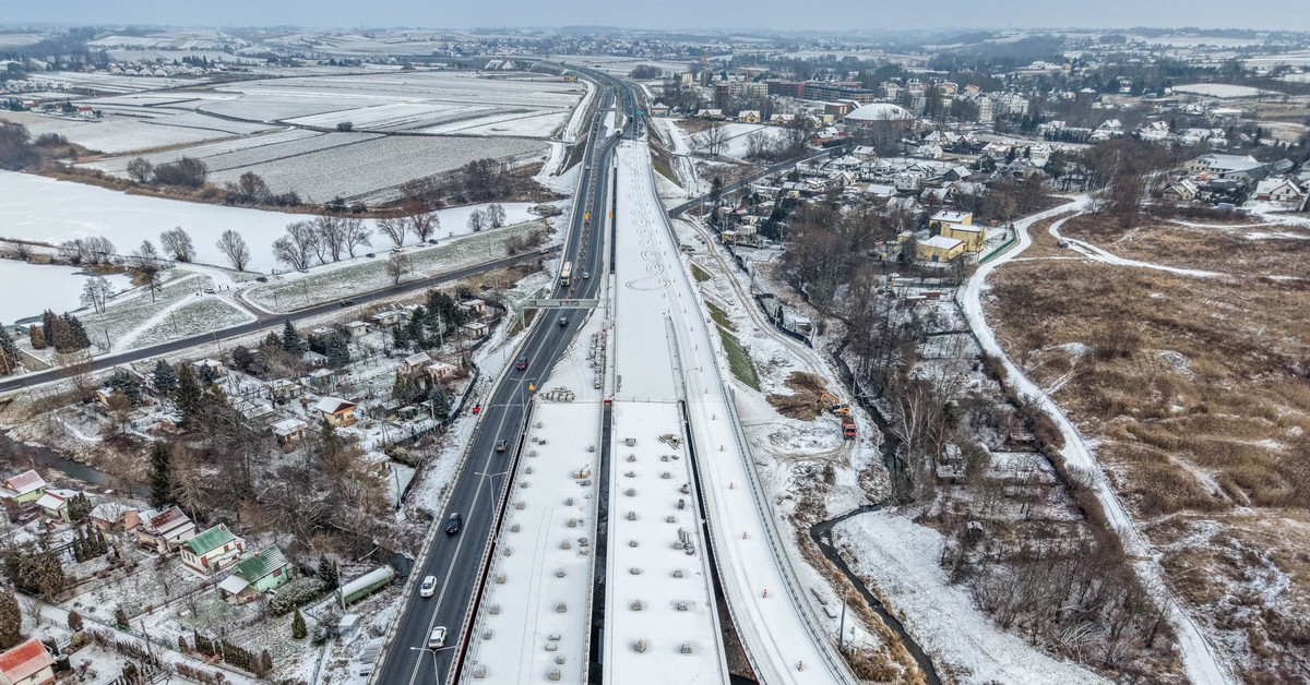 Budowa S7 w Krakowie. W czwartek kierowcy pojadą nowym zjazdem z Północnej Obwodnicy miasta