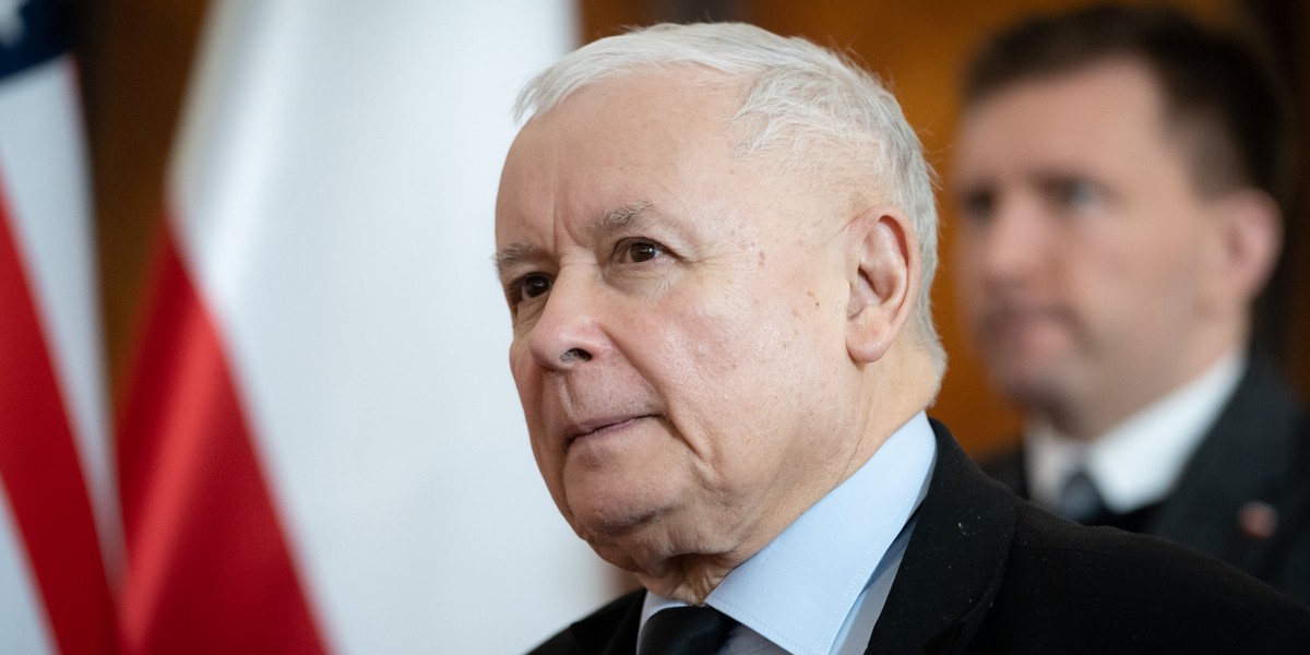 Prezes PiS Jarosław Kaczyński