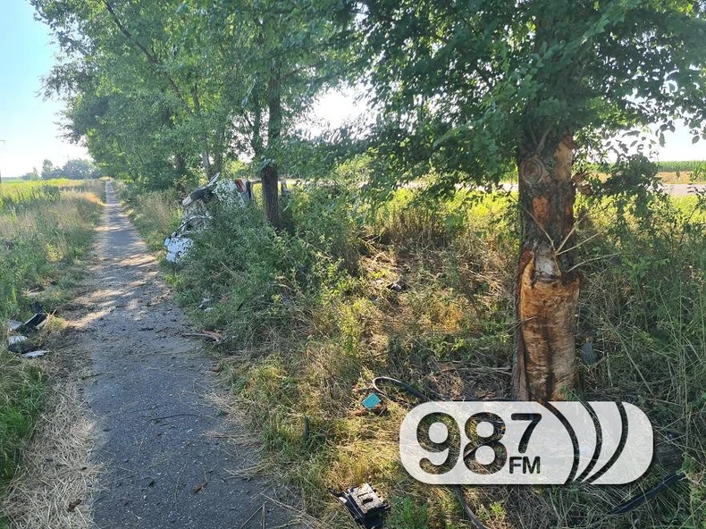 Fotografije nesrece kod Prigrevice, foto Radio Dunav Apatin