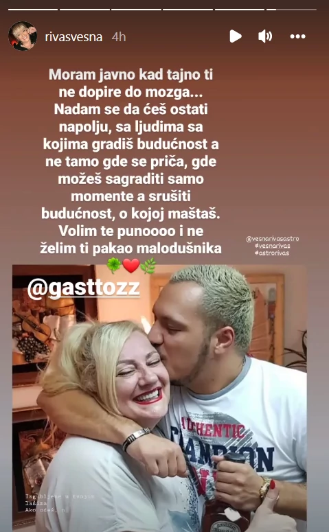 Vesna Rivas i Nenad Marinković Gastoz (Foto: Instagram/rivasvesna)
