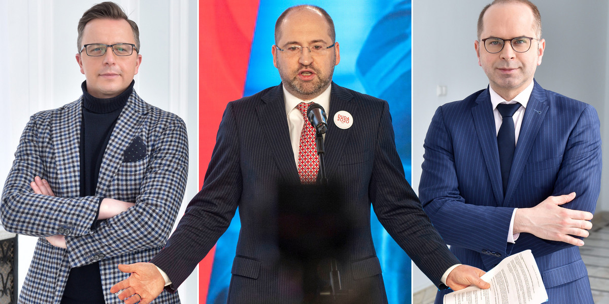 Dariusz Joński, Adam Bielan, Michał Szczerba.