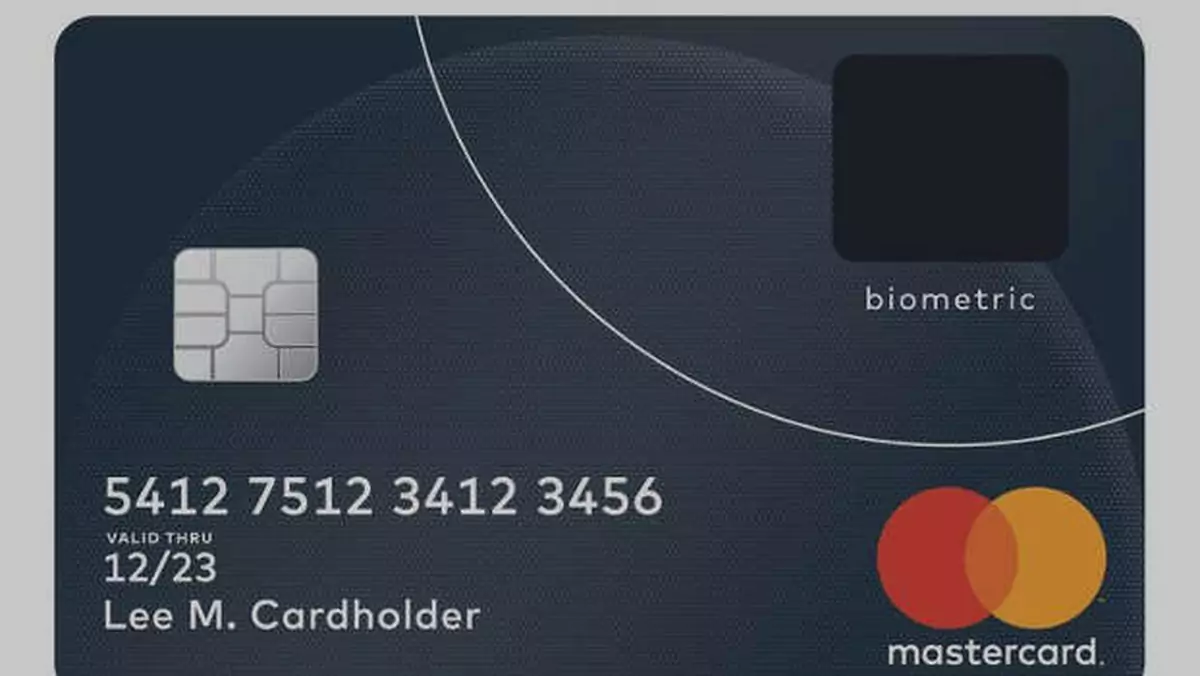 Nowa karta Mastercard ze skanerem linii papilarnych