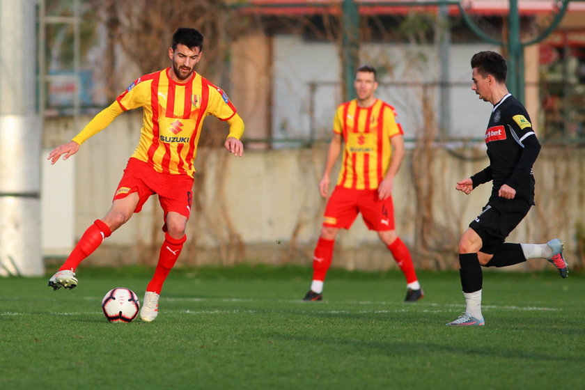 Pilka nozna. Ekstraklasa. Korona Kielce. Zgrupowanie w Turcji. Ognjen Gnjatic. 21.01.2019