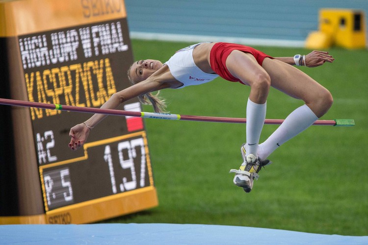 Długonoga Polka miss Mistrzostw Świata w Moskwie