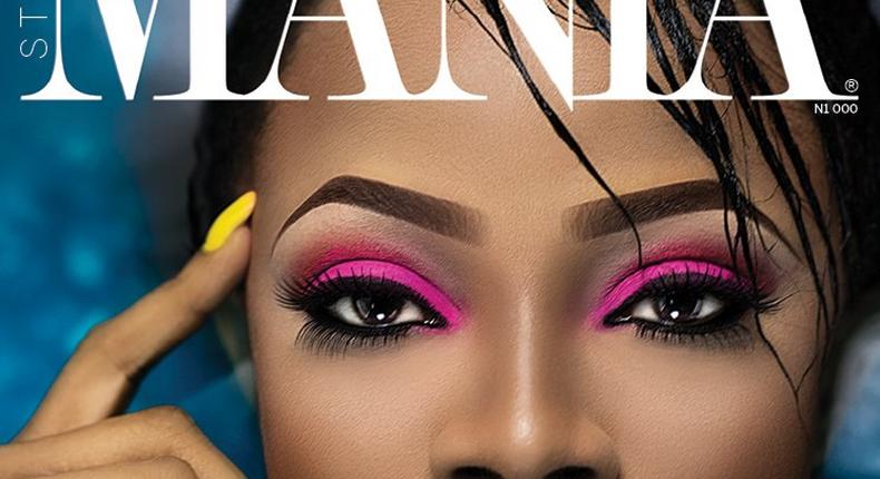 TV personality, Toke Makinwa covers the latest edition of Mania Magazine