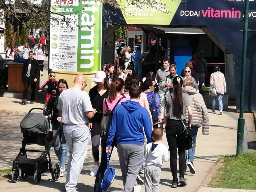 Šetači kao da žele da nadohnade propušteno od prošle godine
