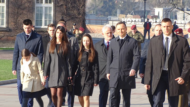 Prezydent Andrzej Duda przybył na Wawel