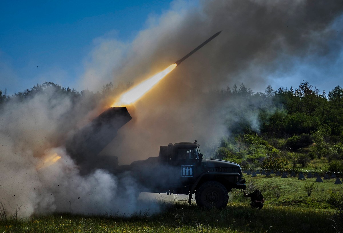 Ukraińska wyrzutnia rakiet