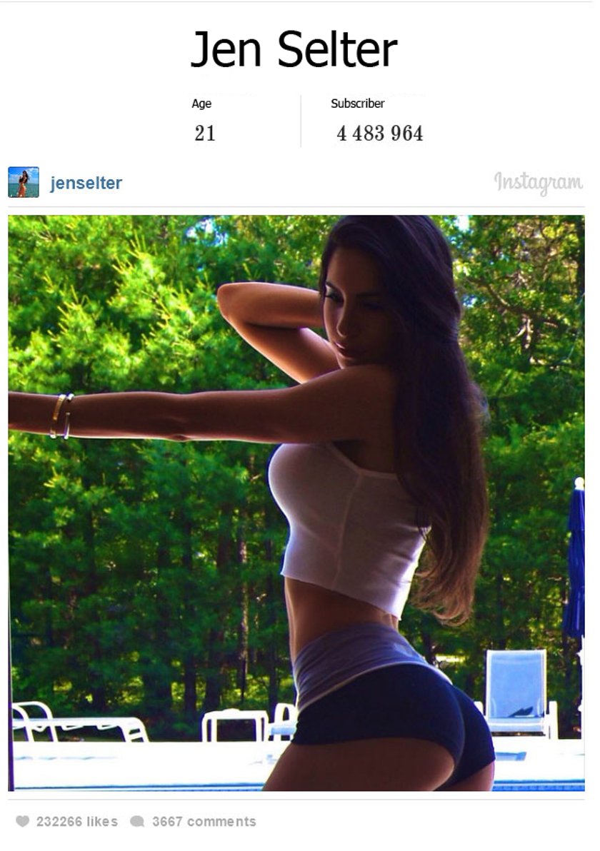 3. Jen Selter